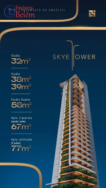 Foto 7 de Apartamento com 1 quarto à venda, 39m2 em Umarizal, Belem - PA