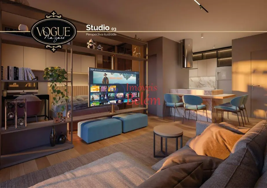 Foto 4 de Apartamento com 1 quarto à venda, 40m2 em Umarizal, Belem - PA