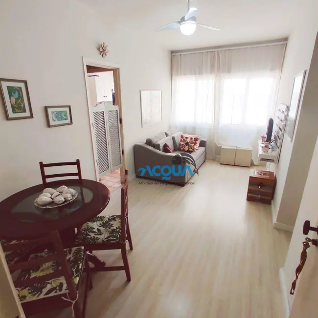 Foto 1 de Apartamento com 1 quarto à venda, 56m2 em Jardim Três Marias, Guaruja - SP