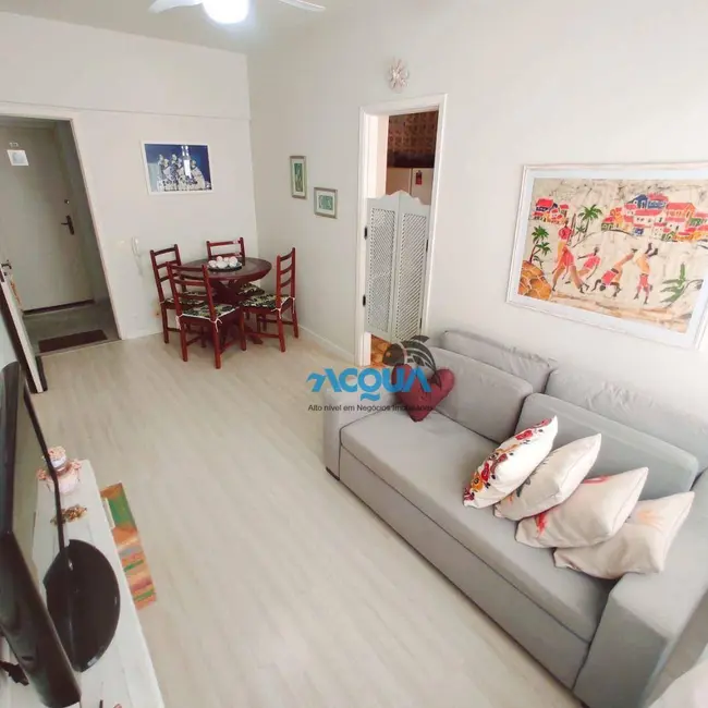Foto 2 de Apartamento com 1 quarto à venda, 56m2 em Jardim Três Marias, Guaruja - SP