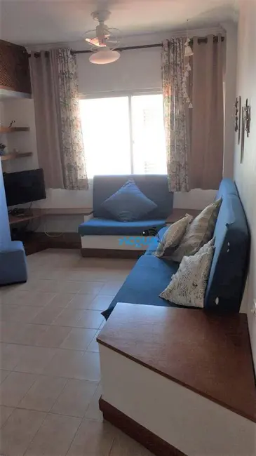 Foto 1 de Apartamento com 1 quarto à venda, 60m2 em Jardim Três Marias, Guaruja - SP
