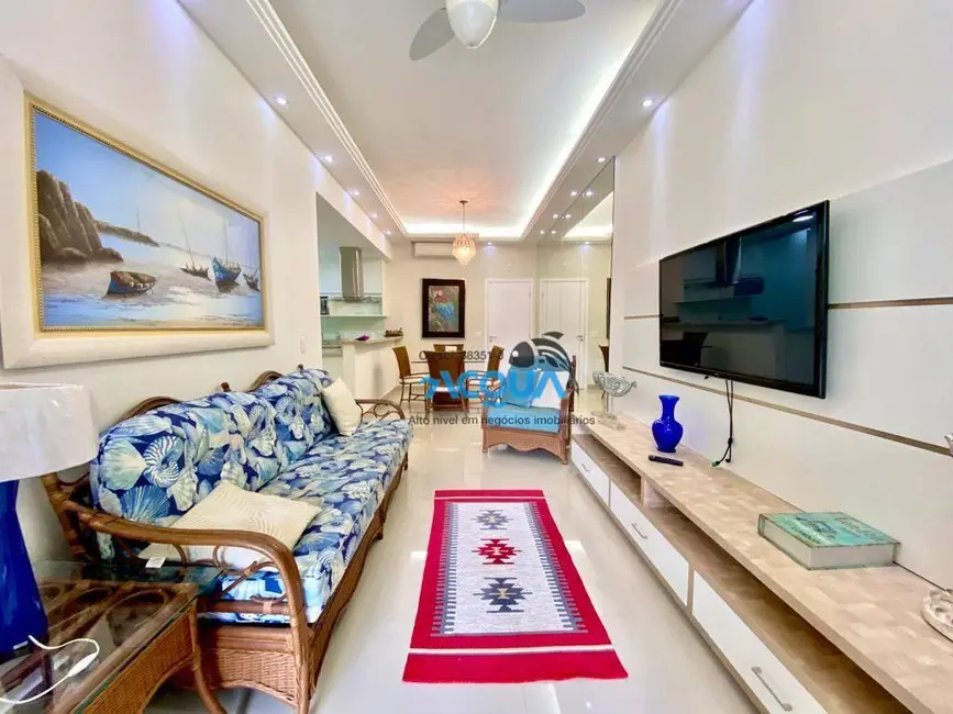 Foto 1 de Apartamento com 2 quartos para alugar, 95m2 em Jardim Três Marias, Guaruja - SP