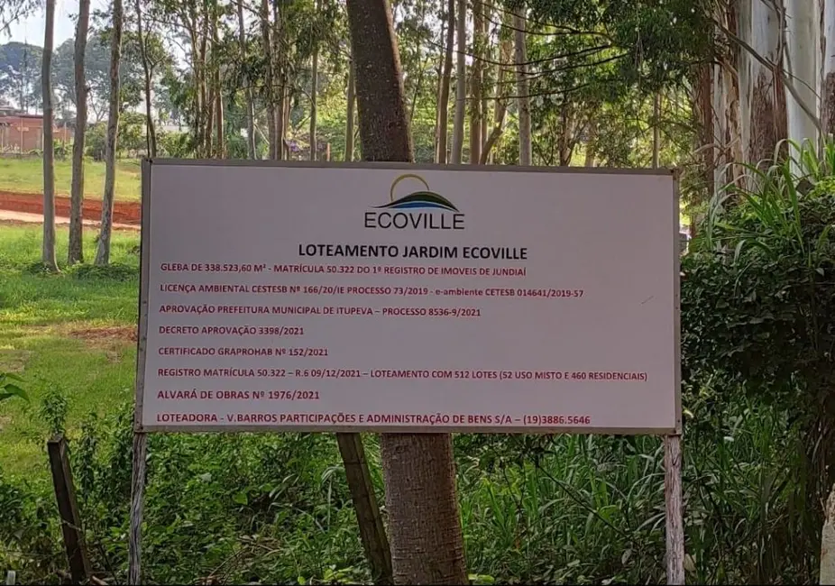 Foto 5 de Terreno / Lote à venda, 250m2 em Itupeva - SP