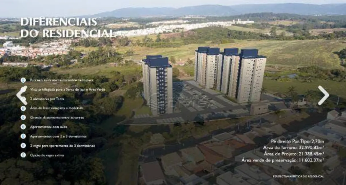 Apartamento com 2 quartos à venda, 57m2 em Itupeva - SP - imagem 3 Foto 3 de Apartamento com 2 quartos à venda, 57m2 em Itupeva - SP