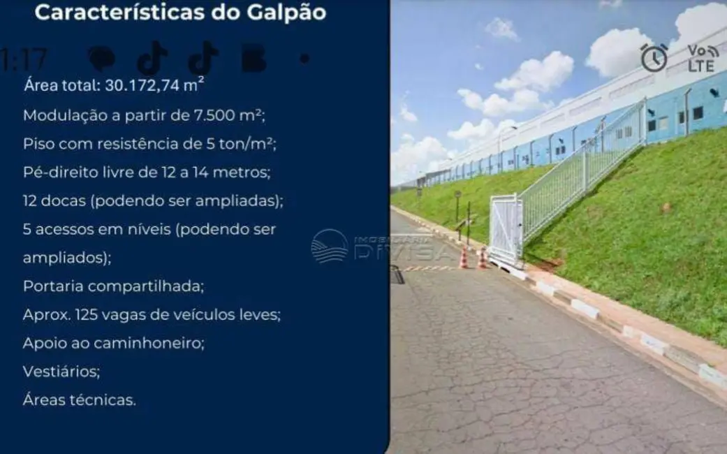 Foto 3 de Armazém / Galpão para alugar, 58537m2 em Jardim São Camilo, Hortolandia - SP