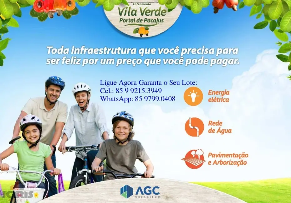 Foto 1 de Terreno / Lote à venda, 168m2 em Centro, Pacajus - CE