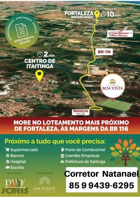 Foto 4 de Terreno / Lote à venda, 150m2 em Centro, Itaitinga - CE