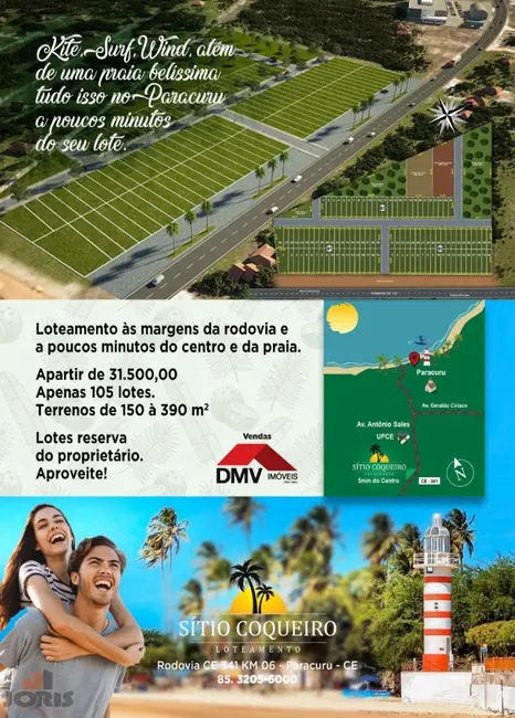 Terreno / Lote à venda, 150m2 em Paracuru - CE - imagem 3 Foto 3 de Terreno / Lote à venda, 150m2 em Paracuru - CE