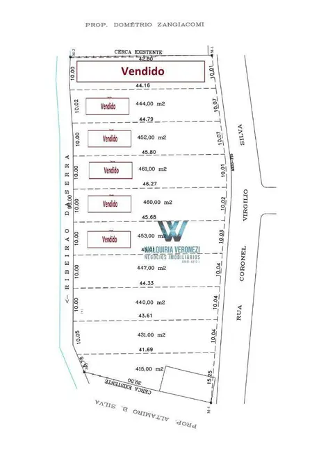 Foto 2 de Terreno / Lote à venda, 447m2 em Vila Nova, Pocos De Caldas - MG