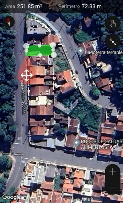 Foto 3 de Terreno / Lote à venda, 250m2 em Parque Primavera, Pocos De Caldas - MG