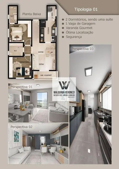 Foto 2 de Apartamento com 2 quartos à venda, 69m2 em Jardim Carolina, Pocos De Caldas - MG