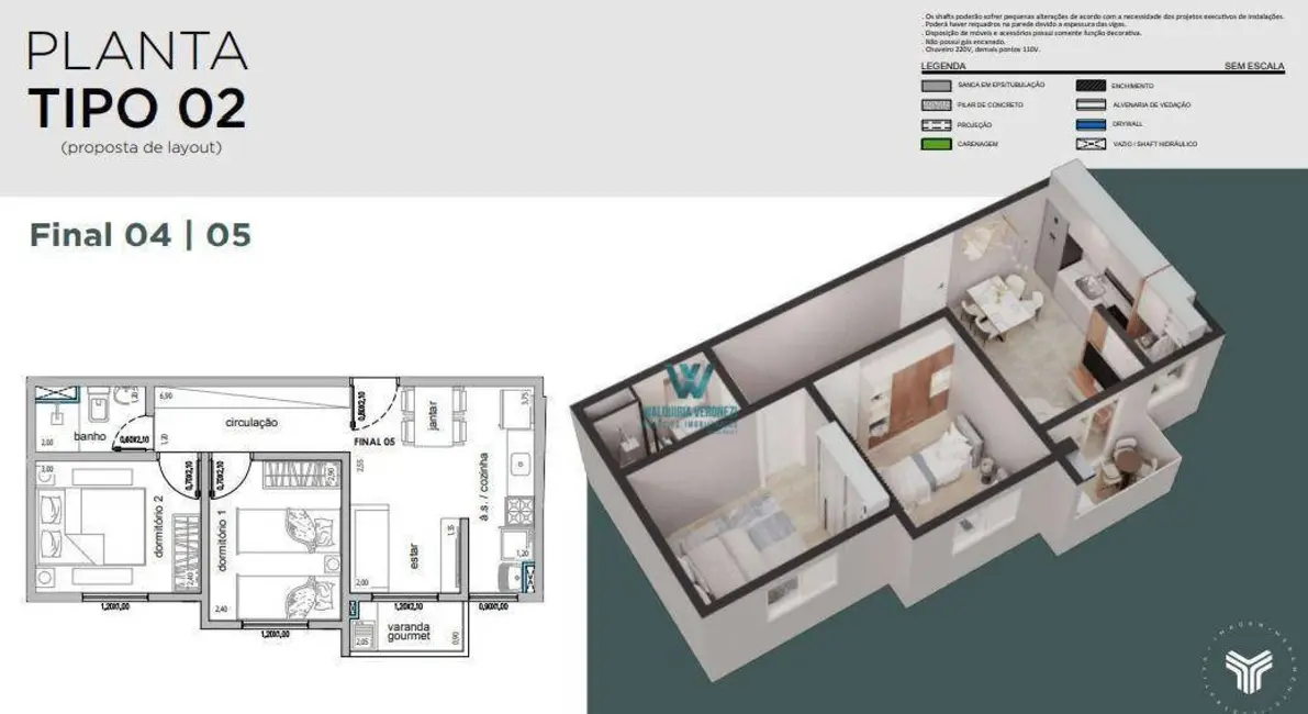 Apartamento com 2 quartos à venda, 42m2 em Centro, Pocos De Caldas - MG - imagem 4 Foto 4 de Apartamento com 2 quartos à venda, 42m2 em Centro, Pocos De Caldas - MG