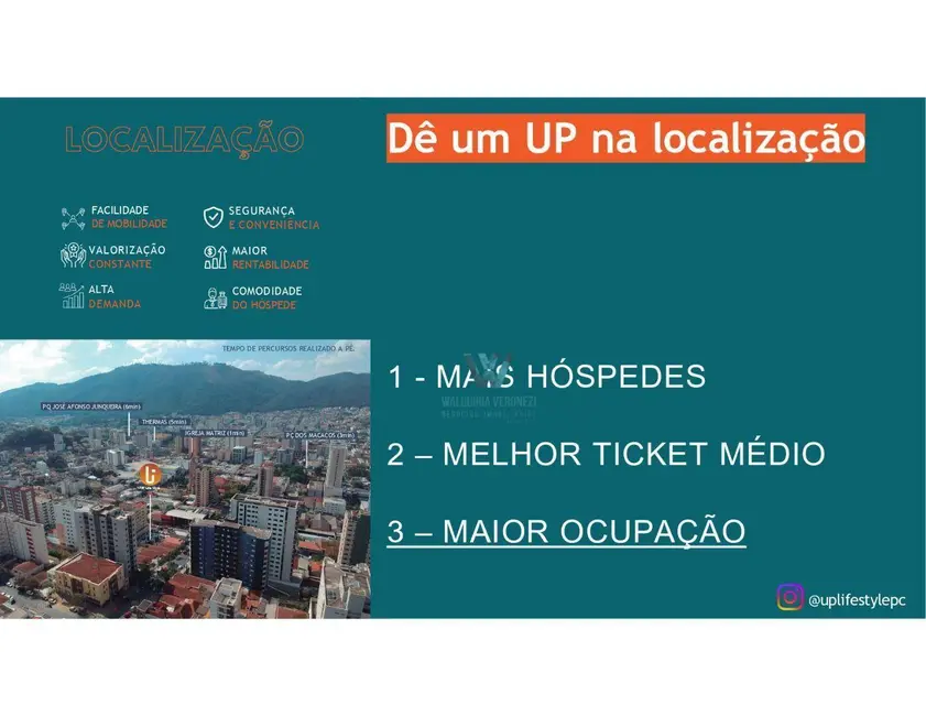Foto 2 de Apartamento com 1 quarto à venda, 32m2 em Centro, Pocos De Caldas - MG