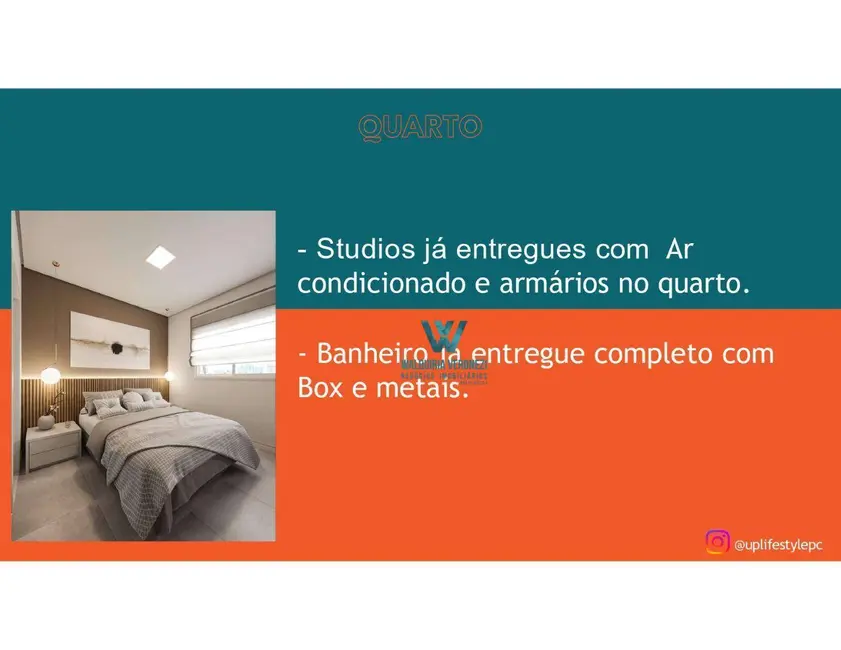 Foto 8 de Apartamento com 1 quarto à venda, 32m2 em Centro, Pocos De Caldas - MG