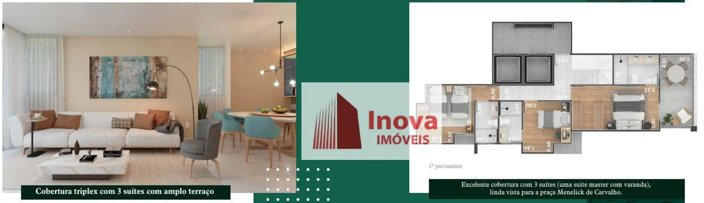 Foto 3 de Cobertura com 4 quartos à venda, 250m2 em Santa Helena, Juiz De Fora - MG