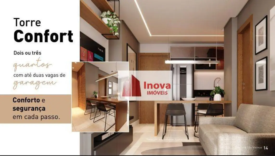 Foto 2 de Apartamento com 2 quartos à venda, 62m2 em São Mateus, Juiz De Fora - MG
