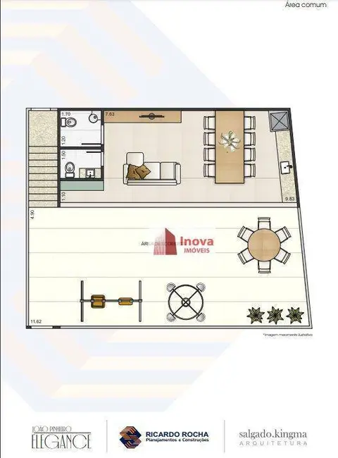 Apartamento com 3 quartos à venda, 128m2 em Jardim Glória, Juiz De Fora - MG - imagem 3 Foto 3 de Apartamento com 3 quartos à venda, 128m2 em Jardim Glória, Juiz De Fora - MG