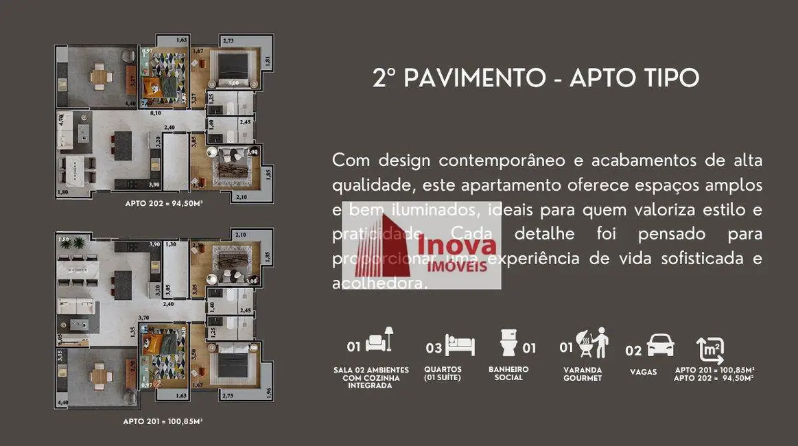 Apartamento com 3 quartos à venda, 124m2 em Aeroporto, Juiz De Fora - MG - imagem 5 Foto 5 de Apartamento com 3 quartos à venda, 124m2 em Aeroporto, Juiz De Fora - MG