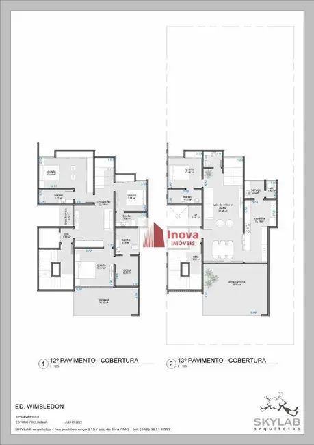 Apartamento com 3 quartos à venda, 136m2 em Bom Pastor, Juiz De Fora - MG - imagem 6 Foto 6 de Apartamento com 3 quartos à venda, 136m2 em Bom Pastor, Juiz De Fora - MG