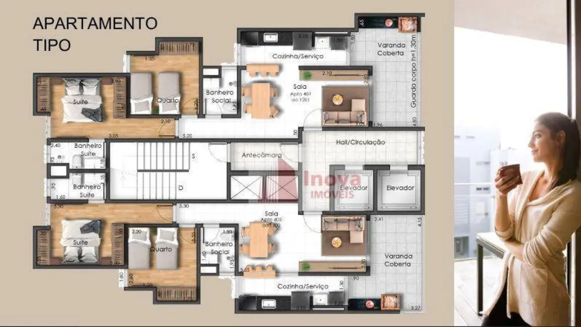 Apartamento com 2 quartos à venda, 82m2 em Juiz De Fora - MG - imagem 4 Foto 4 de Apartamento com 2 quartos à venda, 82m2 em Juiz De Fora - MG