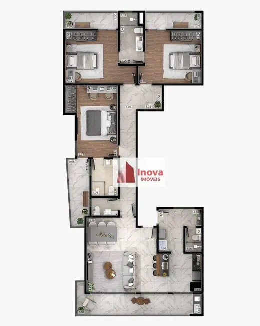 Cobertura com 3 quartos à venda, 152m2 em Aeroporto, Juiz De Fora - MG - imagem 2 Foto 2 de Cobertura com 3 quartos à venda, 152m2 em Aeroporto, Juiz De Fora - MG