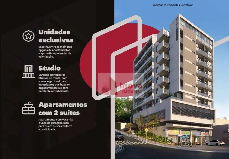 Foto 1 de Kitnet com 1 quarto à venda, 25m2 em São Pedro, Juiz De Fora - MG