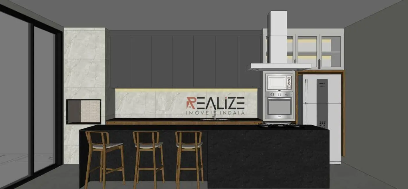 Foto 2 de Casa de Condomínio com 3 quartos à venda, 208m2 em Indaiatuba - SP