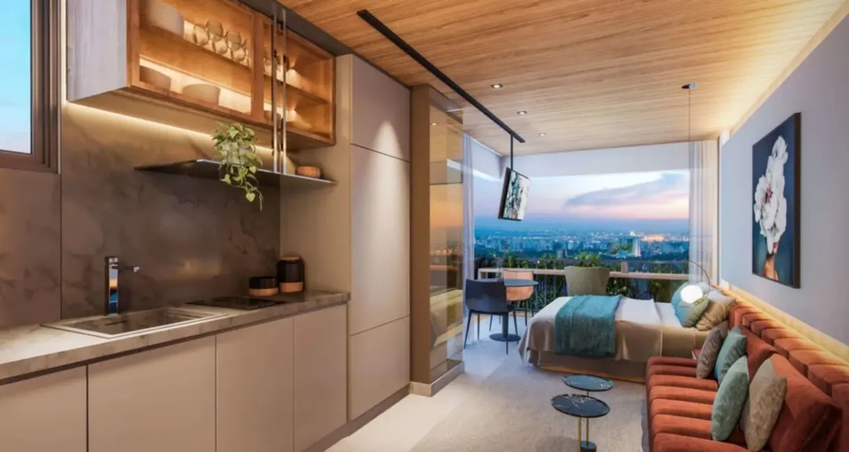 Apartamento com 1 quarto à venda, 43m2 em Moema, São Paulo - SP - imagem 5 Foto 5 de Apartamento com 1 quarto à venda, 43m2 em Moema, São Paulo - SP