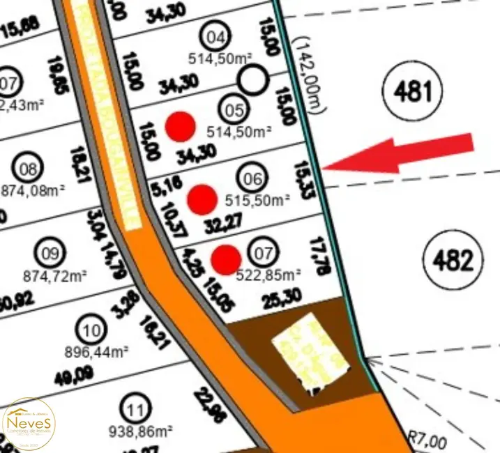 Foto 8 de Terreno / Lote à venda, 515m2 em Paty Do Alferes - RJ