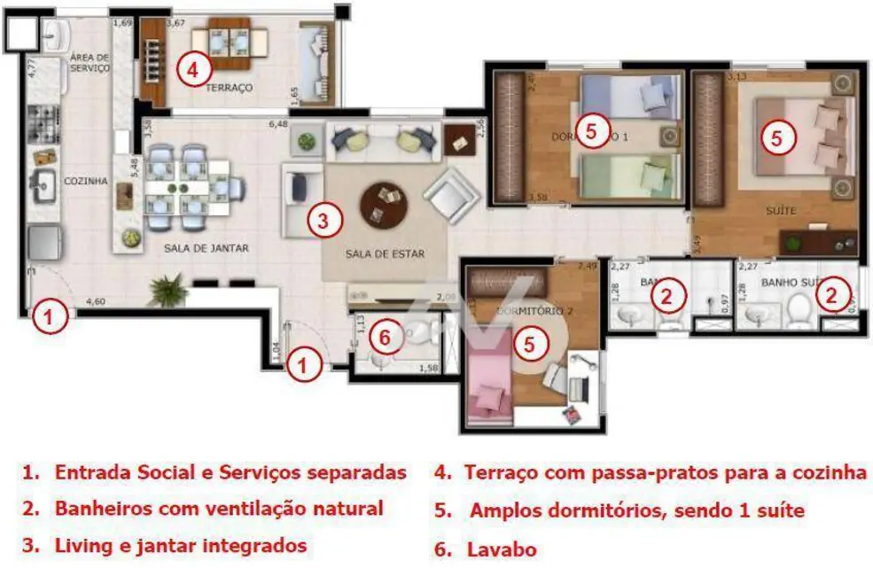 Foto 28 de Apartamento com 3 quartos à venda, 92m2 em Morumbi, Paulinia - SP