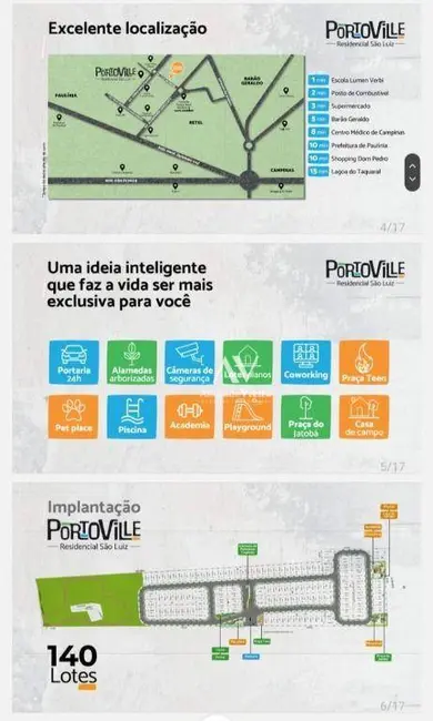 Foto 7 de Terreno / Lote à venda, 445m2 em Paulinia - SP