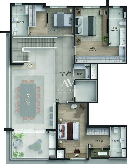 Foto 8 de Apartamento com 3 quartos à venda, 153m2 em Cambuí, Campinas - SP