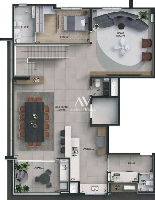 Apartamento com 4 quartos à venda, 256m2 em Cambuí, Campinas - SP - imagem 7 Foto 7 de Apartamento com 4 quartos à venda, 256m2 em Cambuí, Campinas - SP