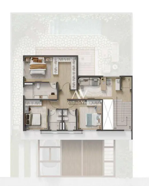 Casa de Condomínio com 3 quartos à venda, 216m2 em Campinas - SP - imagem 5 Foto 5 de Casa de Condomínio com 3 quartos à venda, 216m2 em Campinas - SP