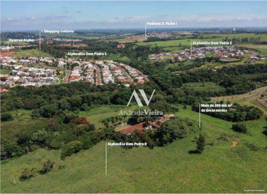 Foto 1 de Terreno / Lote à venda, 412m2 em Alphaville Dom Pedro, Campinas - SP