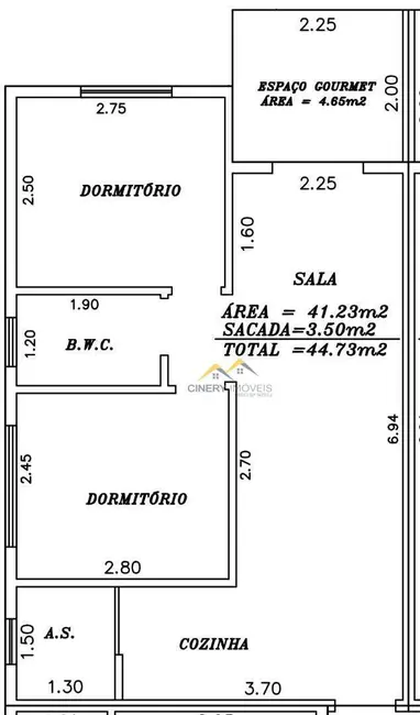 Foto 3 de Apartamento com 2 quartos à venda, 55m2 em Vila Santa Teresa (Zona Leste), São Paulo - SP