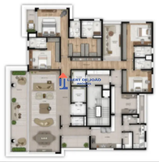 Apartamento com 4 quartos à venda, 355m2 em Paraíso, São Paulo - SP - imagem 9 Foto 9 de Apartamento com 4 quartos à venda, 355m2 em Paraíso, São Paulo - SP