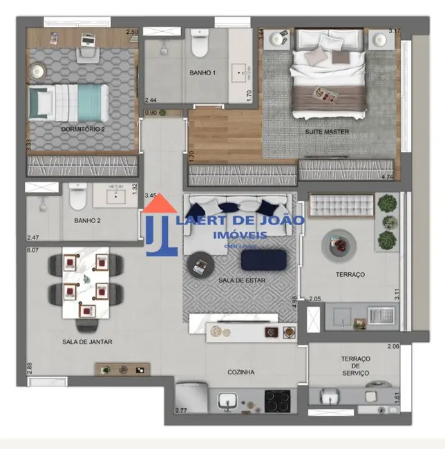 Foto 4 de Apartamento com 3 quartos à venda, 140m2 em Vila Nova Conceição, São Paulo - SP