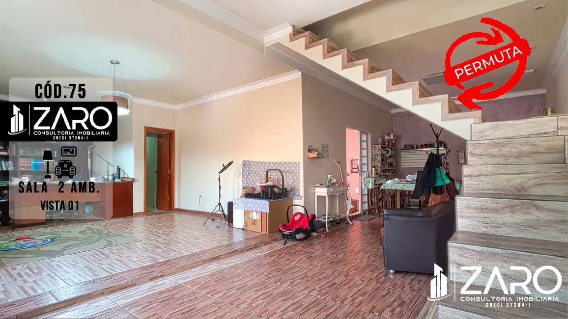 Foto 2 de Sobrado com 3 quartos à venda, 132m2 em Jardim Residencial das Palmeiras, Rio Claro - SP