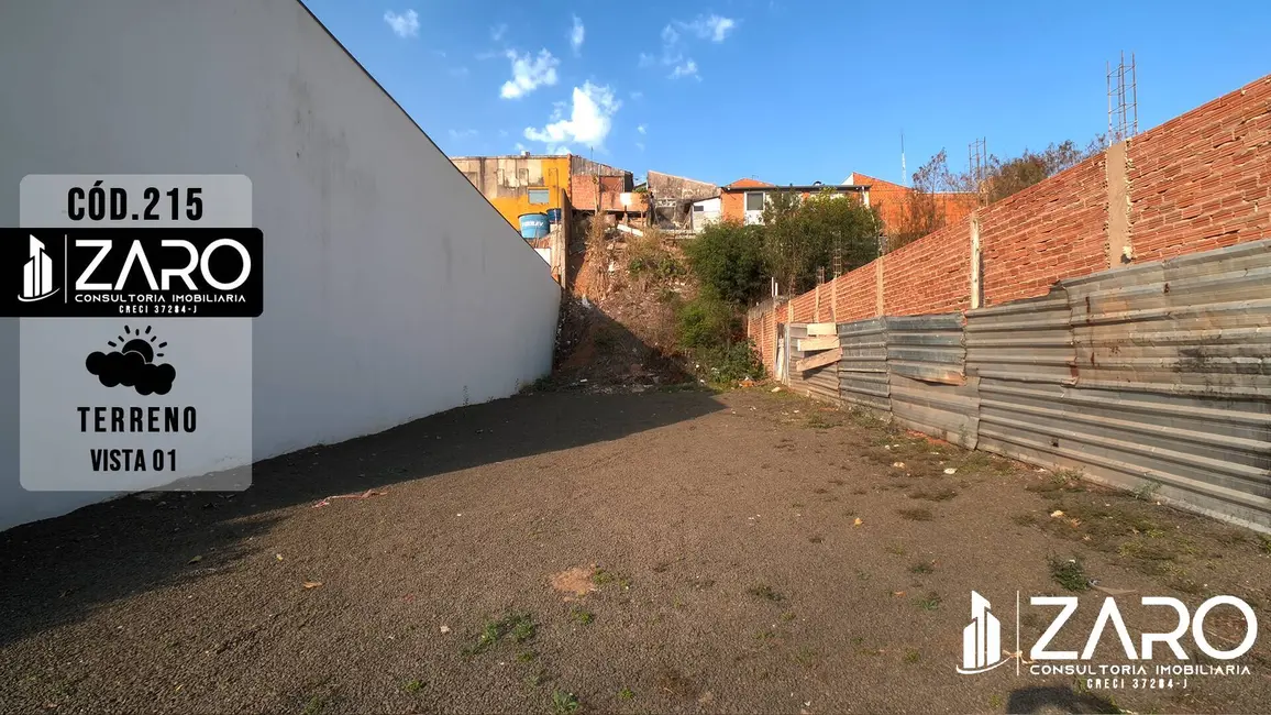 Foto 1 de Terreno / Lote à venda, 340m2 em Vila Anhanguera, Rio Claro - SP