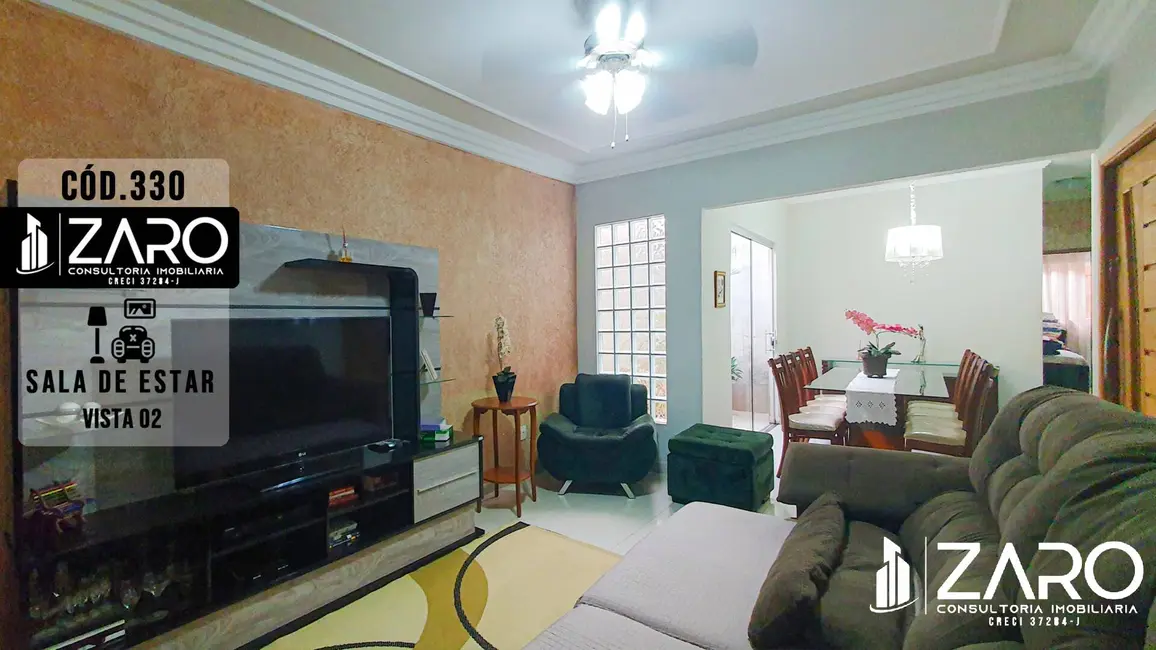 Foto 2 de Casa com 3 quartos à venda, 160m2 em Benjamim de Castro, Rio Claro - SP