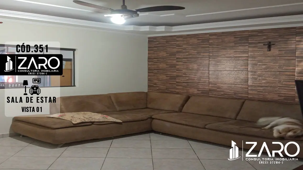 Foto 1 de Casa com 3 quartos à venda, 250m2 em Parque Mãe Preta, Rio Claro - SP