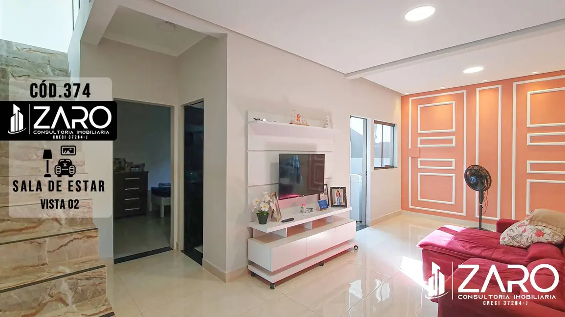 Foto 2 de Sobrado com 3 quartos à venda, 160m2 em Jardim São Caetano II, Rio Claro - SP