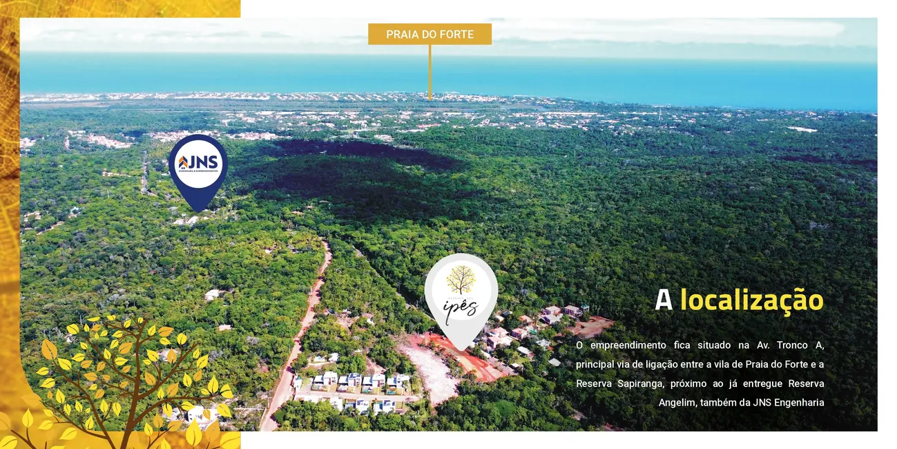 Foto 4 de Casa de Condomínio com 3 quartos à venda, 108m2 em Mata De Sao Joao - BA