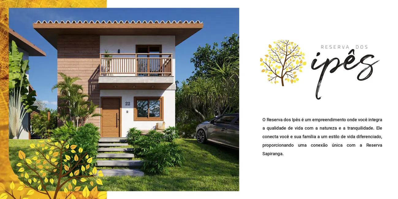 Foto 6 de Casa de Condomínio com 3 quartos à venda, 108m2 em Mata De Sao Joao - BA