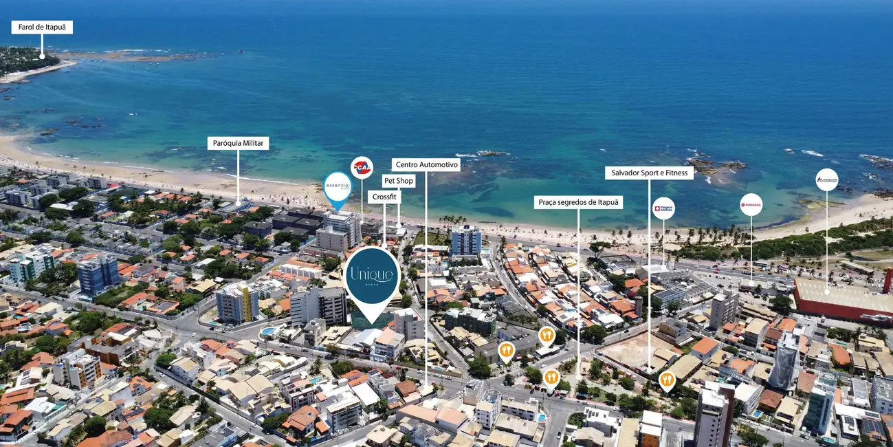 Foto 6 de Apartamento com 2 quartos à venda, 49m2 em Itapuã, Salvador - BA