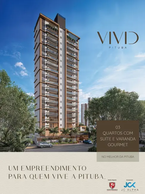 Foto 1 de Apartamento com 3 quartos à venda, 78m2 em Pituba, Salvador - BA