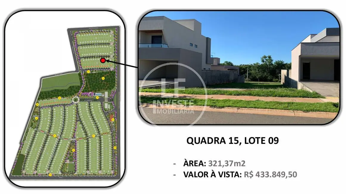 Foto 1 de Lote de Condomínio à venda, 321m2 em Parqville Pinheiros, Aparecida De Goiania - GO