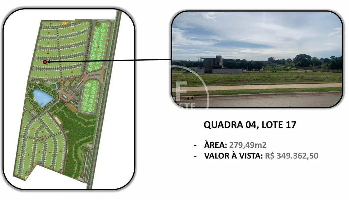 Lote de Condomínio à venda, 279m2 em Trindade - GO - imagem 1 Foto 1 de Lote de Condomínio à venda, 279m2 em Trindade - GO