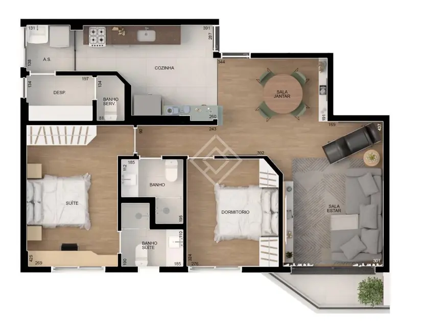 Foto 2 de Apartamento com 2 quartos à venda, 79m2 em Jardim Portal I e II, São Paulo - SP